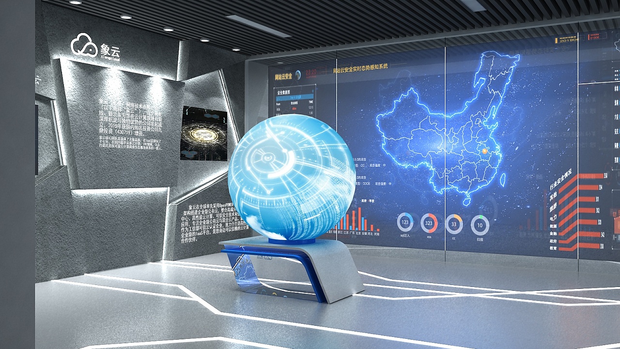 xiangcloud-象云科技展廳